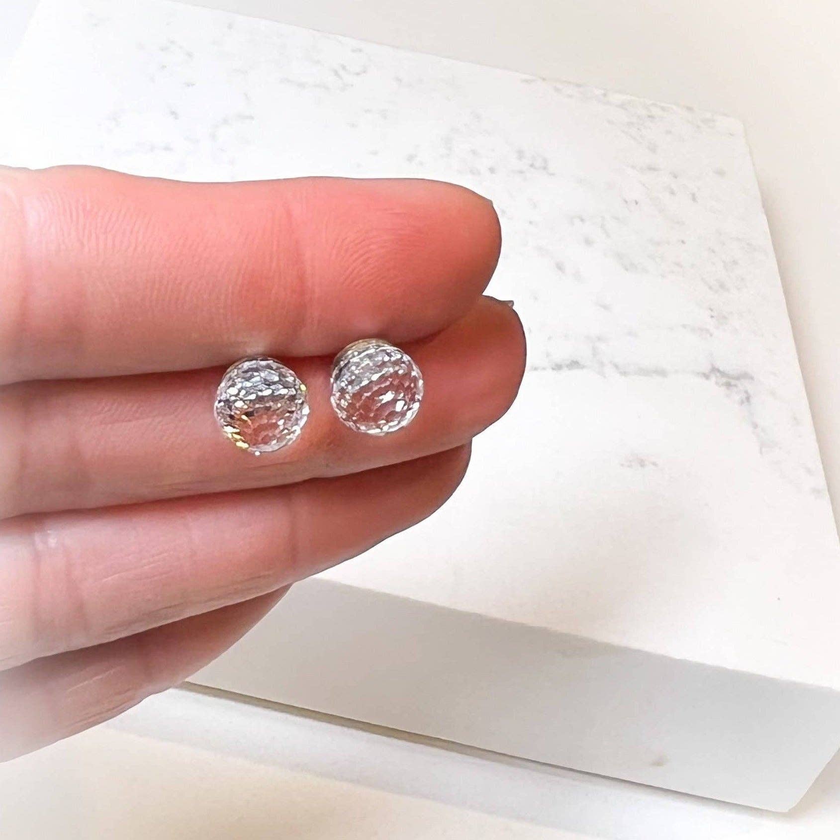 Sela+Sage - Wholesale Stud/Post Earrings - Crystal Ball Stud Earrings2
