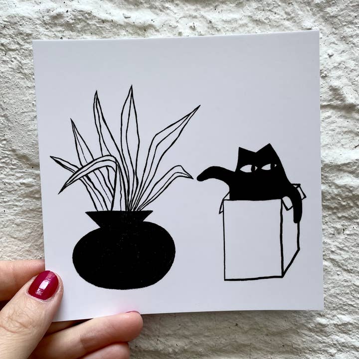 Cat with a plant 1, square postcard and other Purchase wholesale crankbaits. Free returns & net 60 terms on Faire trending on Faire.