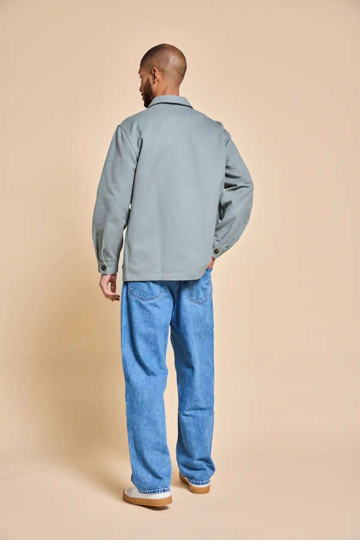 Hindbag - Wholesale Jacket - Men's - Marcel Sage Mixed Jacket2