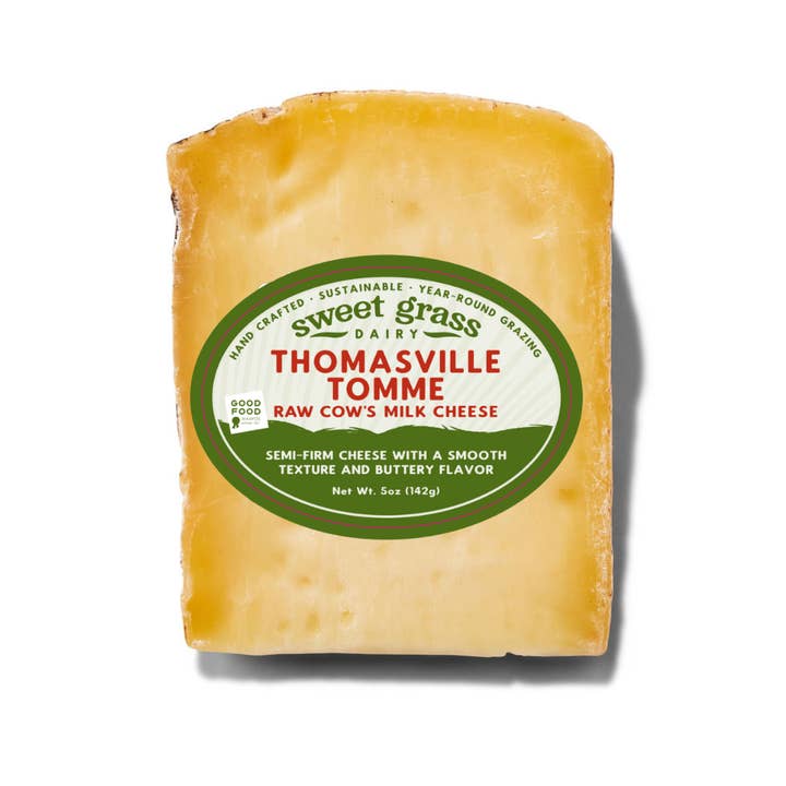 Sweet Grass Dairy - Wholesale Cheese - Thomasville Tomme Retail Pieces
