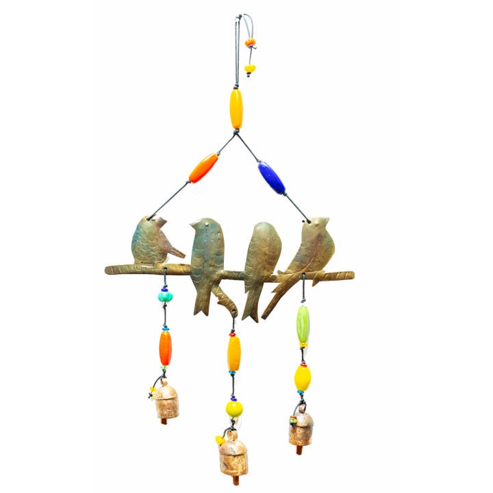 Flock Together/Perles et clochette pour la vente par Moksha Imports