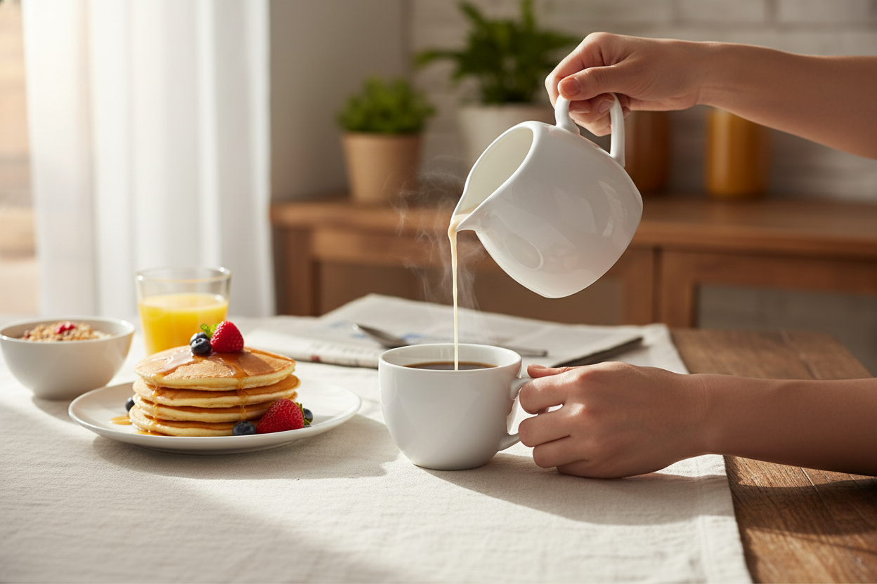 Kadra Kitchenware – Großhandel Kaffeesahne – Vikko - Blitz, Sahnekännchen, 250 ml1