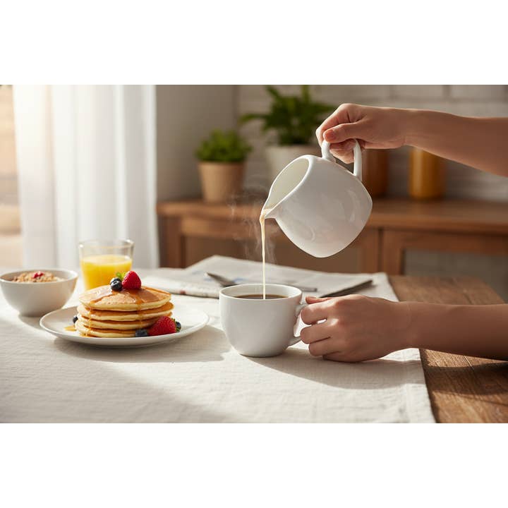 Kadra Kitchenware – Großhandel Kaffeesahne – Vikko - Blitz, Sahnekännchen, 250 ml1