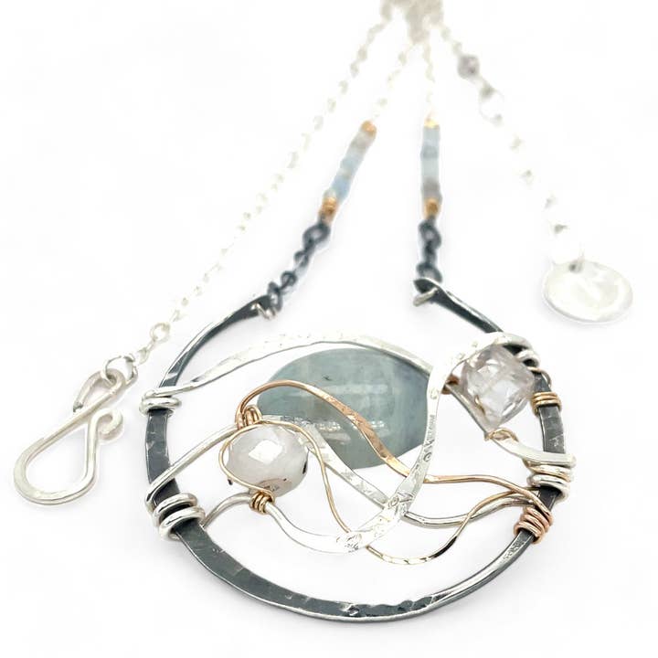 Art by any Means Jewelry – wholesale Hänge-/berlockhalsband – Atmosfäriskt Cameo halsband 83415N