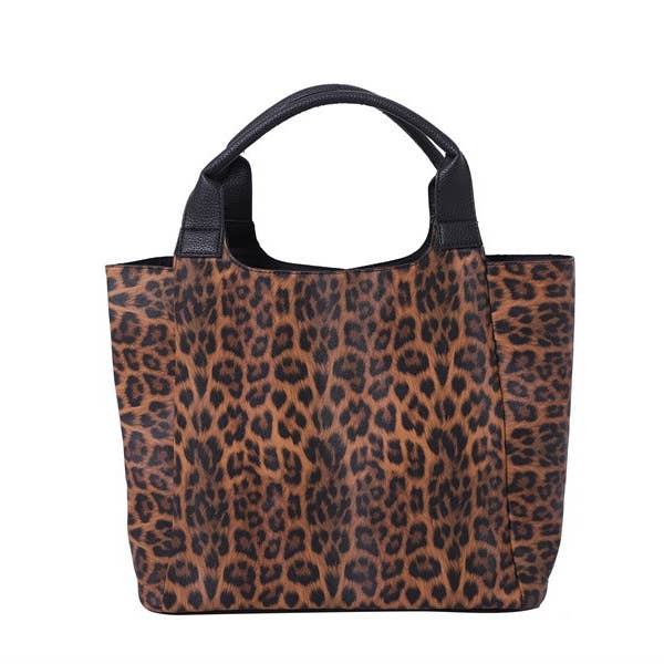 Nima Accessories Inc - Wholesale Tote Bag - Women's - Ladies Animal Print Fashion Tote Handbag3