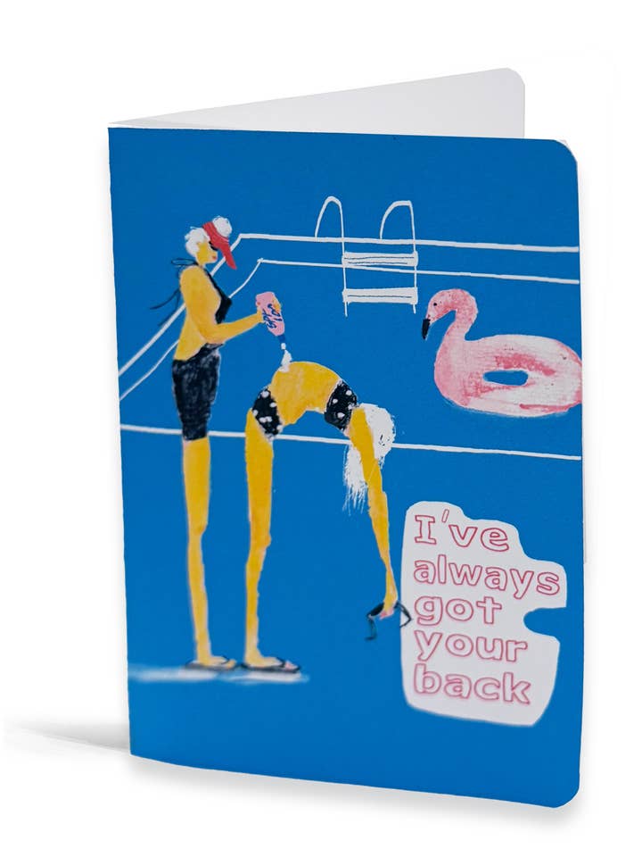 GOT YOUR BACK greeting card for wholesale by Albie Designs