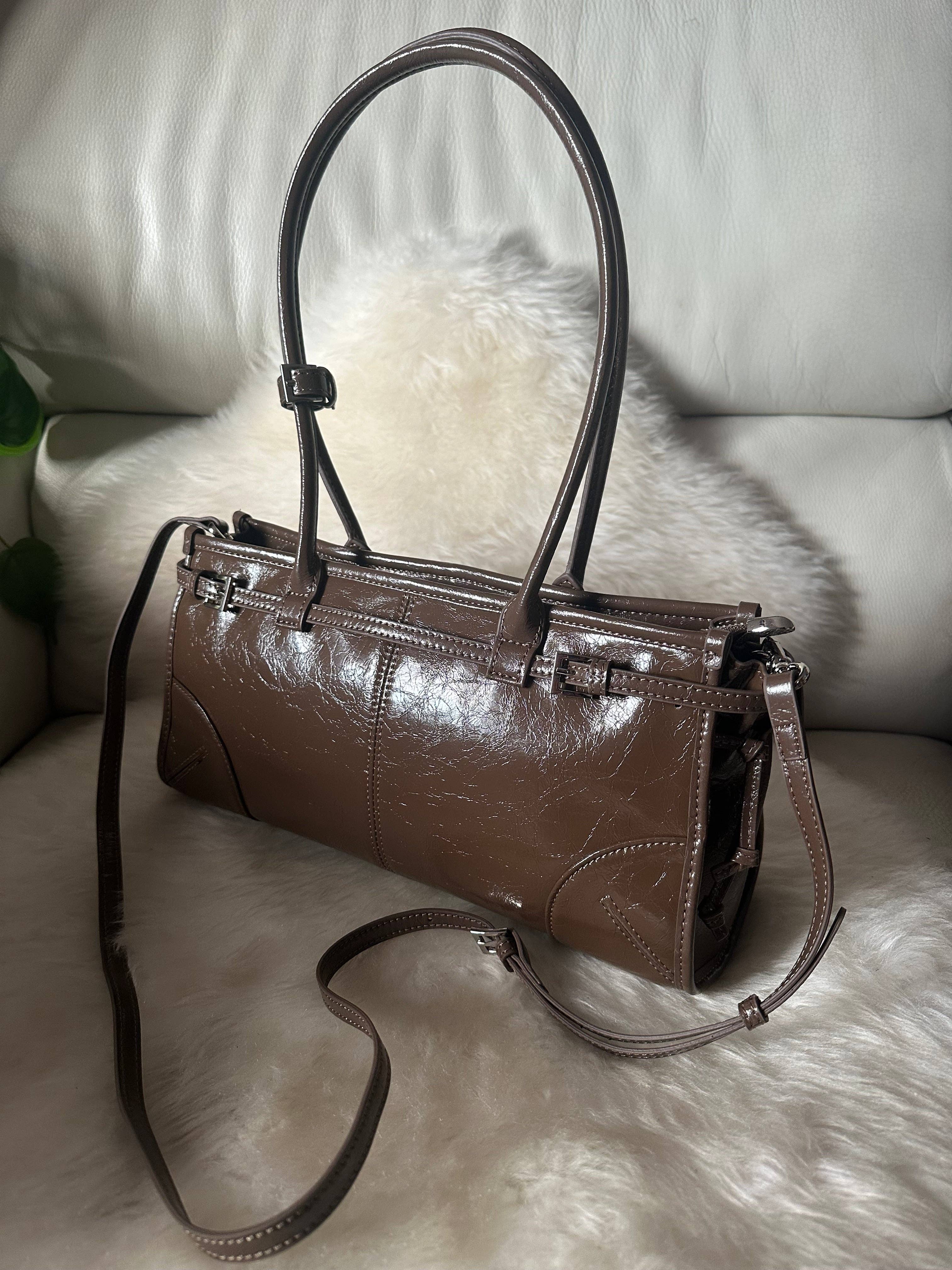 Zhade – Bolsa de ombro – Mulher por atacado – ASTRID - Bolsa de couro genuíno brilhante12