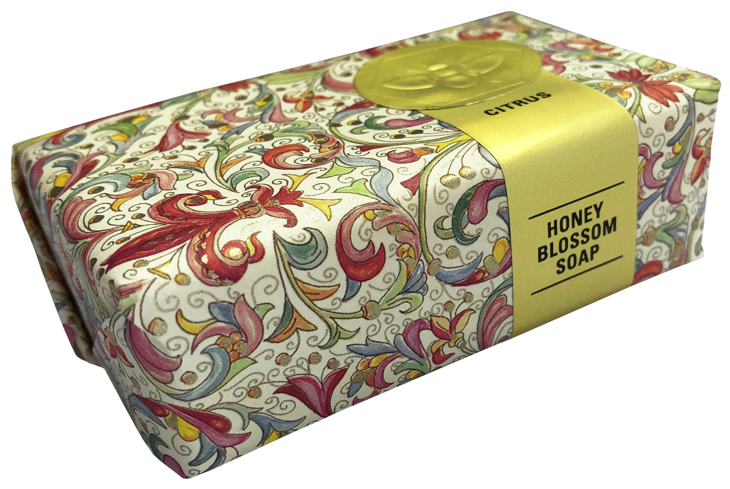 Honey House Naturals - Wholesale Bar Soap - Florentine Paper Wrapped Soap - 3.5 oz5