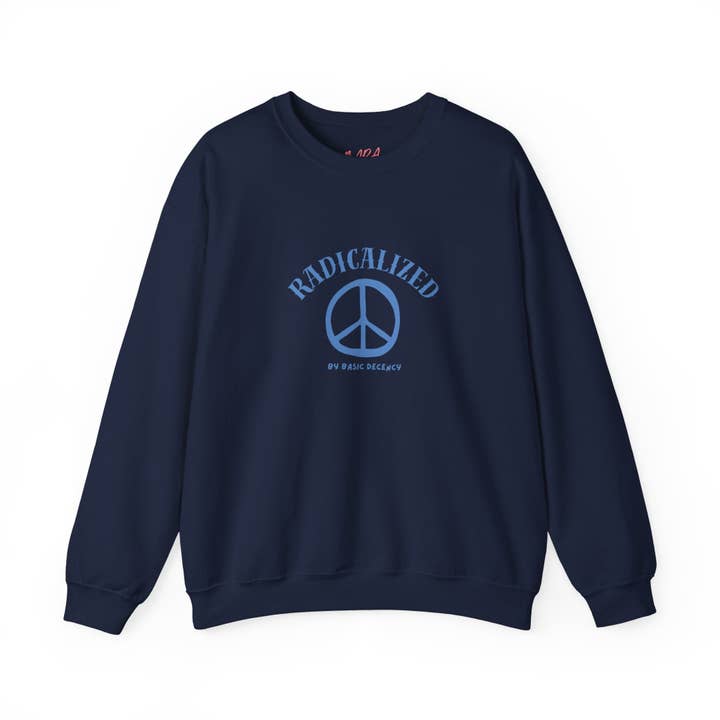 Radicalisé par la décence fondamentale Sweat-shirt de paix pour la vente par MARA Style