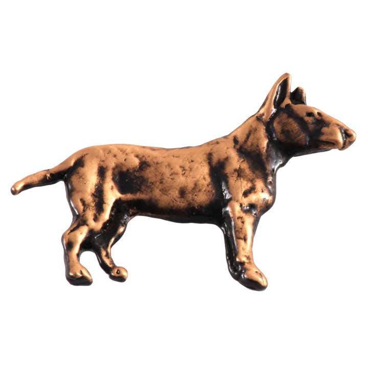 Creative Pewter Designs - Wholesale Lapel Pin/Button - Bull Terrier Dog Pewter Lapel Pin or Magnet3