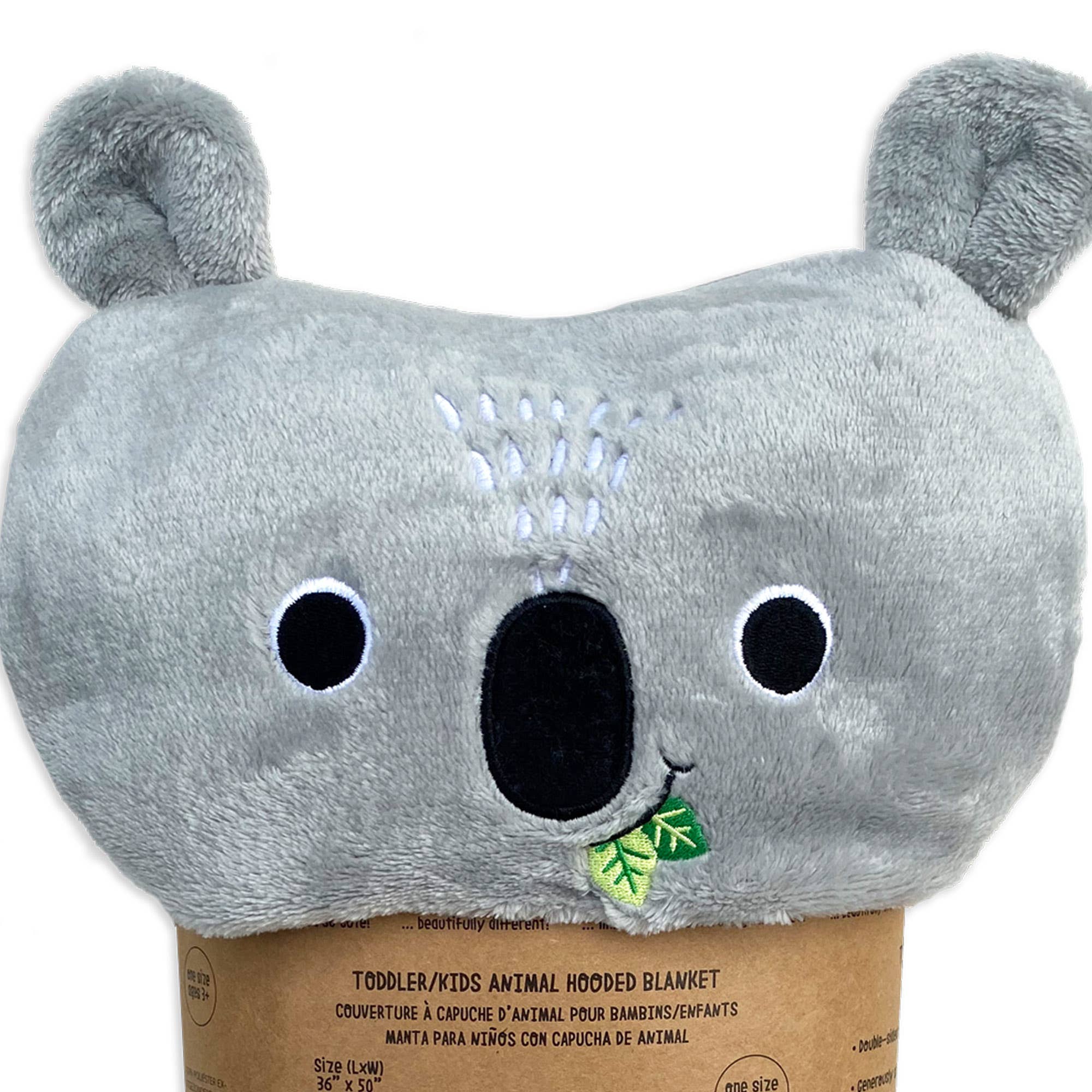 ZOOCCHINI – wholesale Bedding blanket – Kids & Baby – Toddler/Kids Animal Hooded Blanket Kai the Koala1