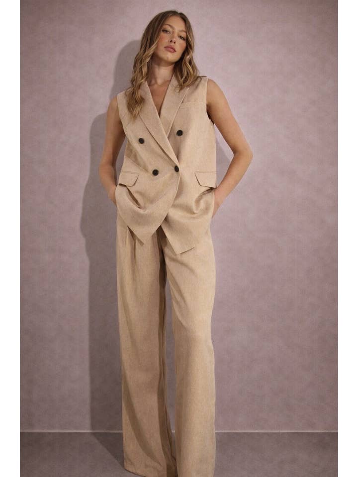 COLETE PRIMAVERA E FATO DE CALÇAS COMPRIDAS por atacado de Mulla