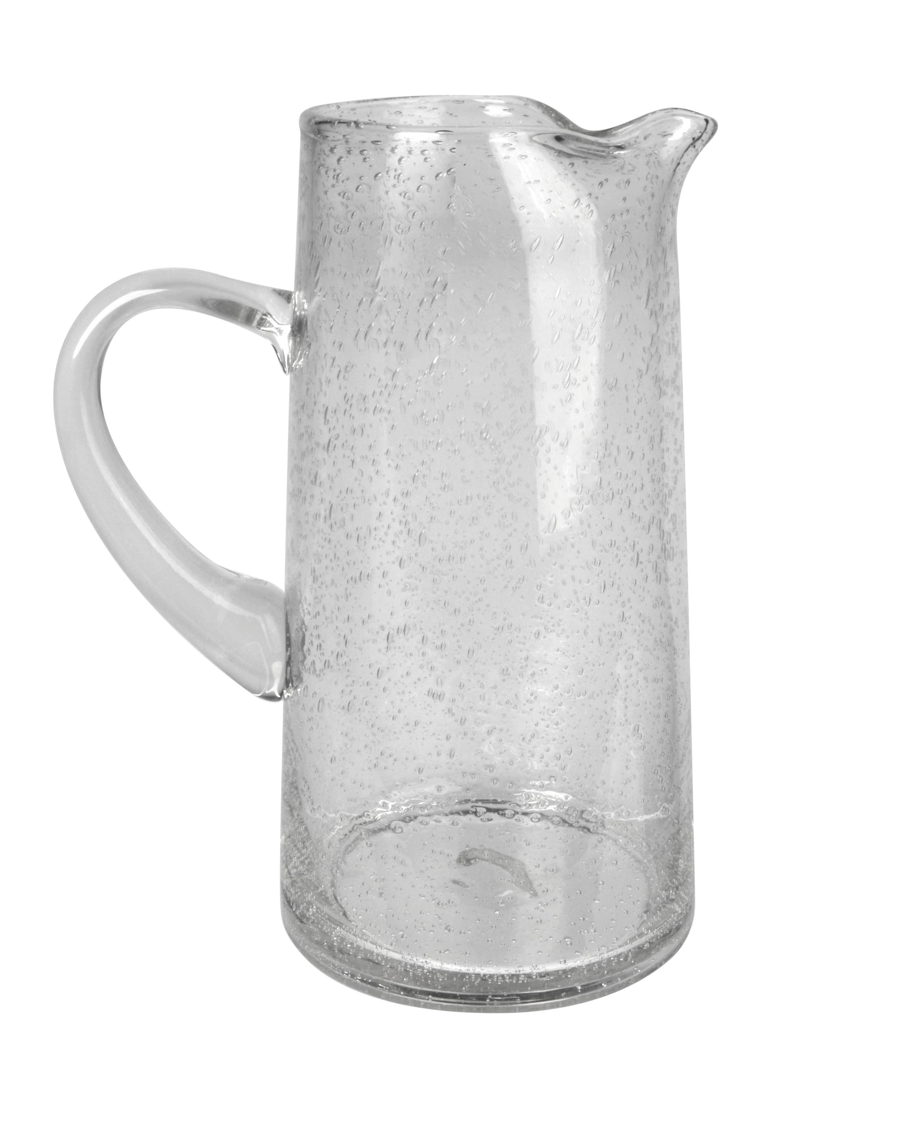 IRIS ARTISAN PITCHER, 70 OZ, CLEAR for wholesale by Artland