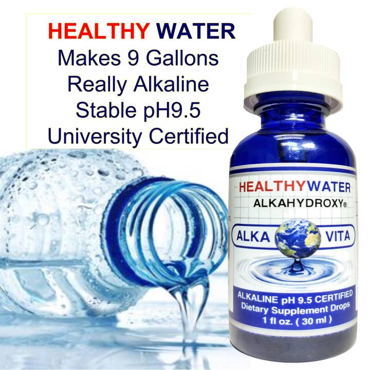 AlkaVita - Wholesale Oral Supplement/Vitamin - Alkaline Healthy Water pH 9.5 University Certified 9 Gallon