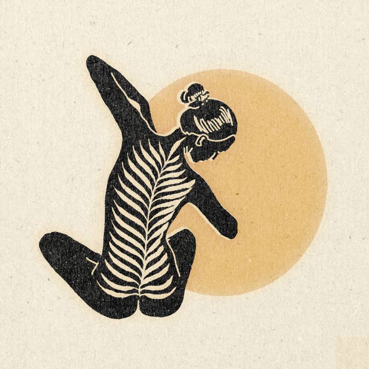 'Leaning Into It' Print for wholesale by Real Fun, Wow!