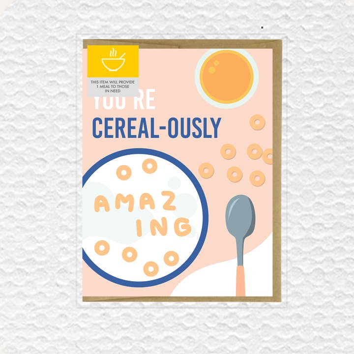 IMPAPER - Wholesale Everyday Greeting Card - Cereal-ously Amazing Everyday Card1