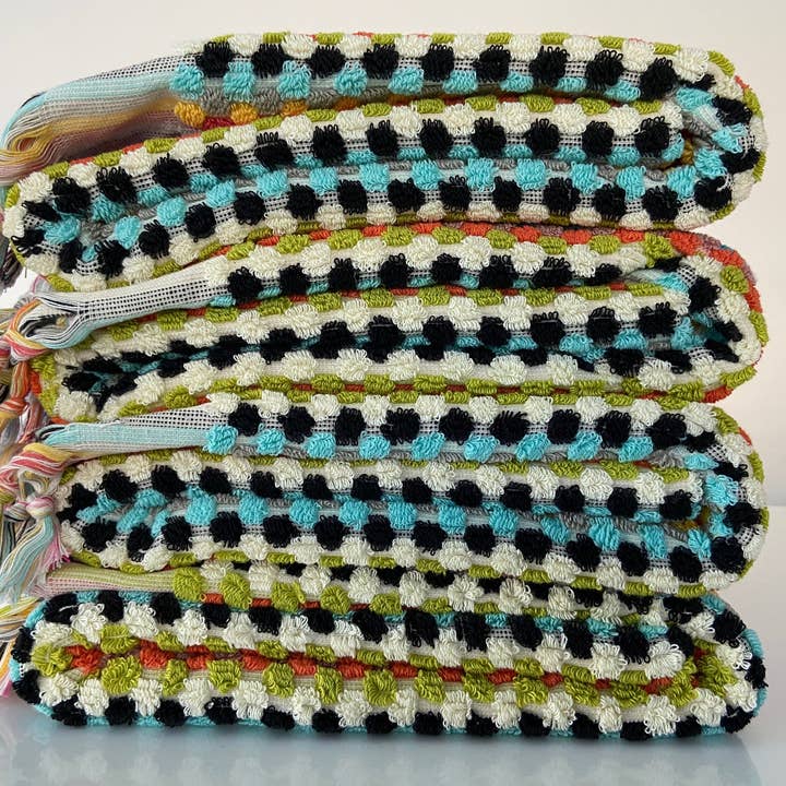 YURTLUS – Engroshandel Badehåndklæde – Badehåndklæde 36x 70, strandhåndklæde, blødt tykt håndklæde, badehåndklæde 36x 70, strandhåndklæde, blødt tykt håndklæde, økologisk, badeværelsesboble - flerfarvet 43