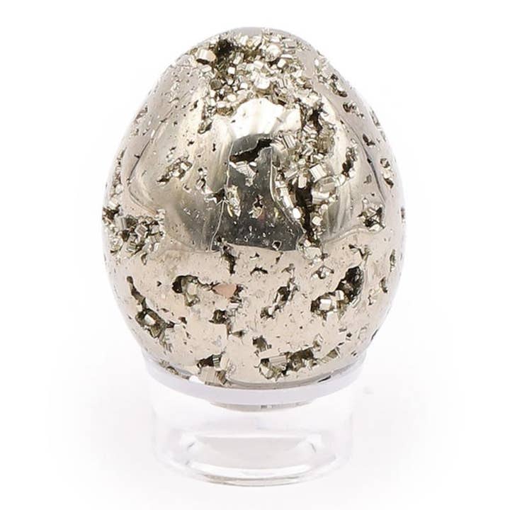La Boîte à Cailloux - Wholesale Spiritual Stone/Crystal - Peru Pyrite Egg AA - 70-80mm1