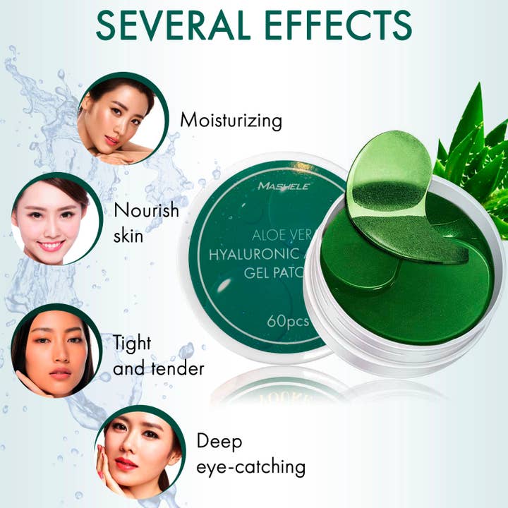 MASHELE - Wholesale Eye Treatment Mask - Aloe Vera Hyaluronic Acid Collagen Under Eye Gel Patches