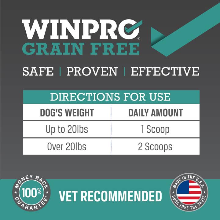 WINPRO Pet - Wholesale Pet Supplement - Dog - Natural Probiotic + Plasma Immune Support Dog Meal Topper4