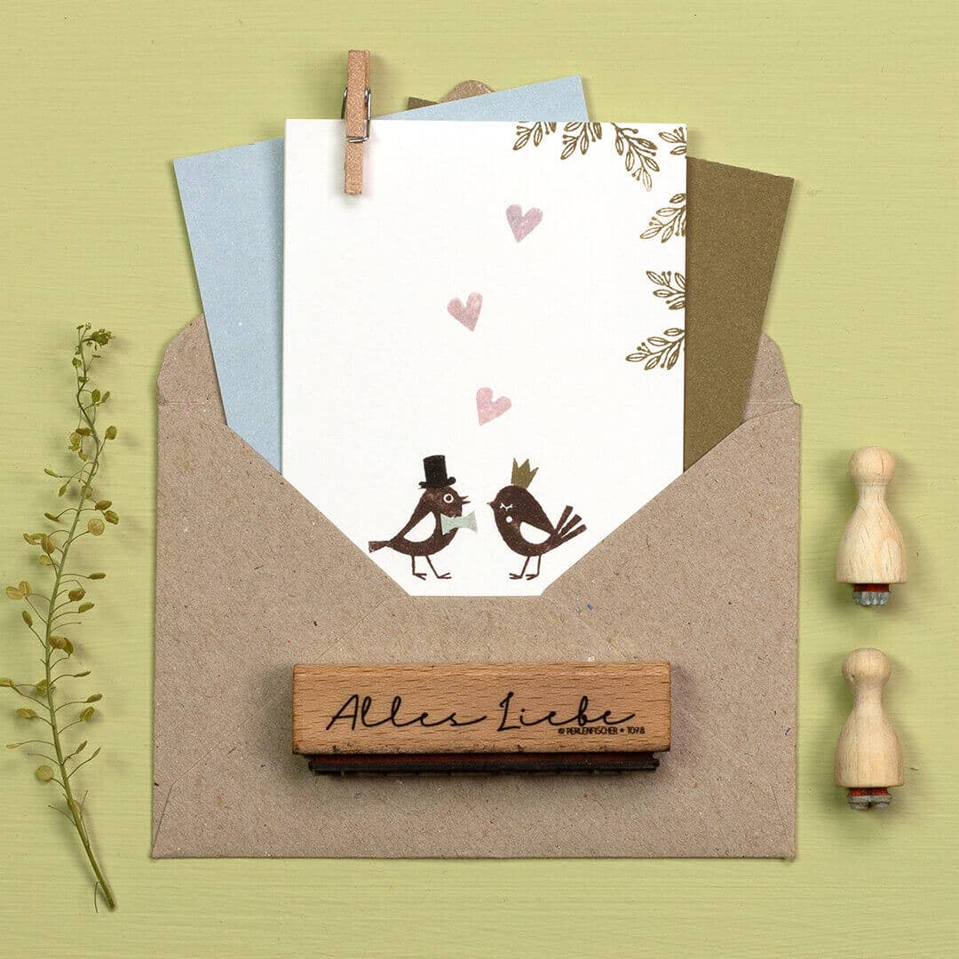 Perlenfischer - Wholesale Rubber/Decorative Stamp - 12x Stamp | Winter Branch1