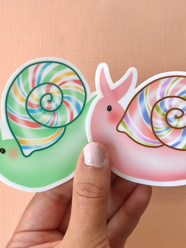 Adhesivo de vinilo laminado Swirl Snail - Resistente a la intemperie para venta al por mayor de Sun Sprinkles
