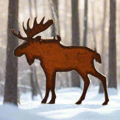 Universal Ironworks USA - Wholesale Ornament - Moose Lodge Rustic Ornament0