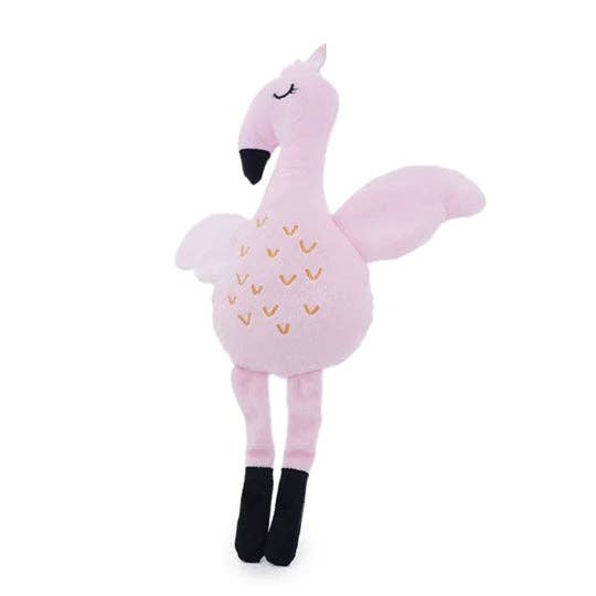 Flamingo with Squeaker SMALL DOG for wholesale by DogBox Boutique