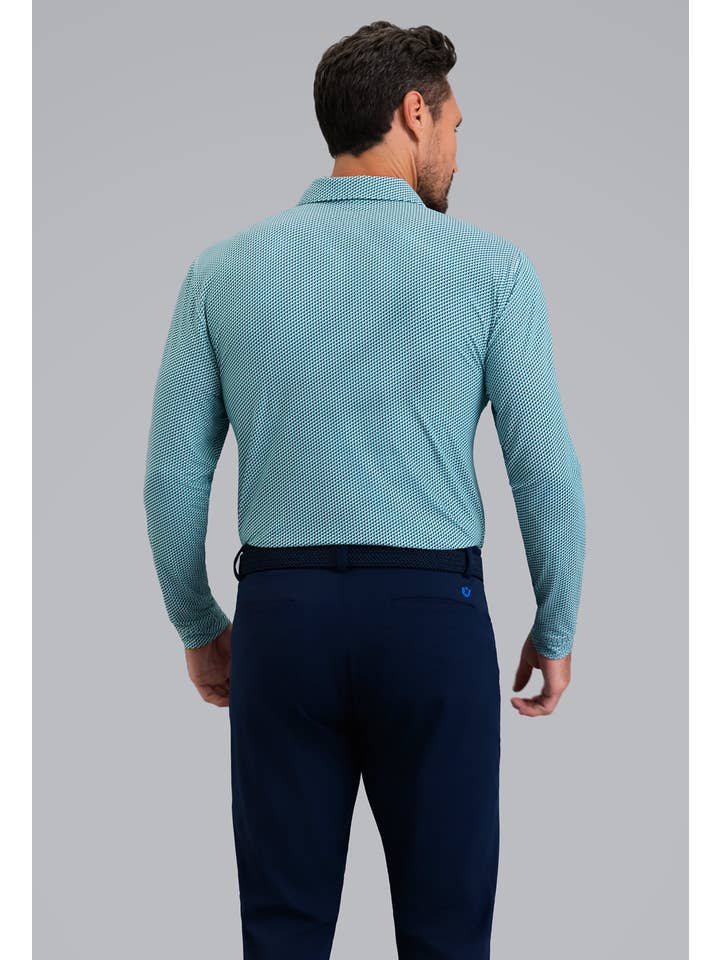 IBKÜL - Wholesale Polo - Men's - Cube Art Long Sleeve Polo29