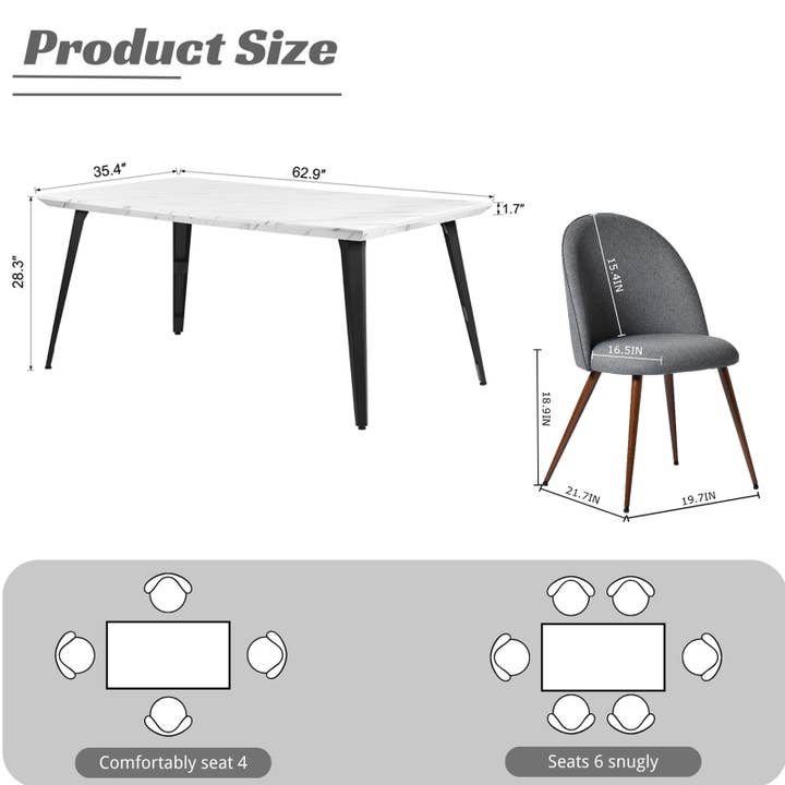 39F Inc. - Wholesale Patio Set - Dining Set: Elegant Table with Four Chairs in Beige