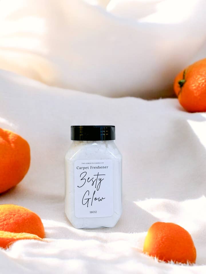 Rafraîchisseur de Tapis Zesty Glow pour la vente par Two Sprouts Candle Co