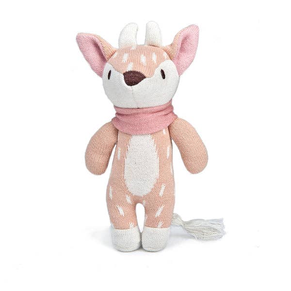ThreadBear Fearne Deer - Knitted Soft Toy 18cm for wholesale by ThreadBear Design UK/EU