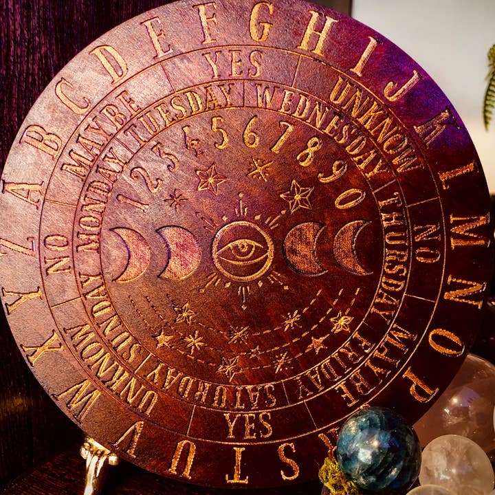 Desarwen - Vendita all'ingrosso Attrezzatura per meditazione - Tavola a pendolo da 15 cm in wicca, altare, divinazione delle streghe