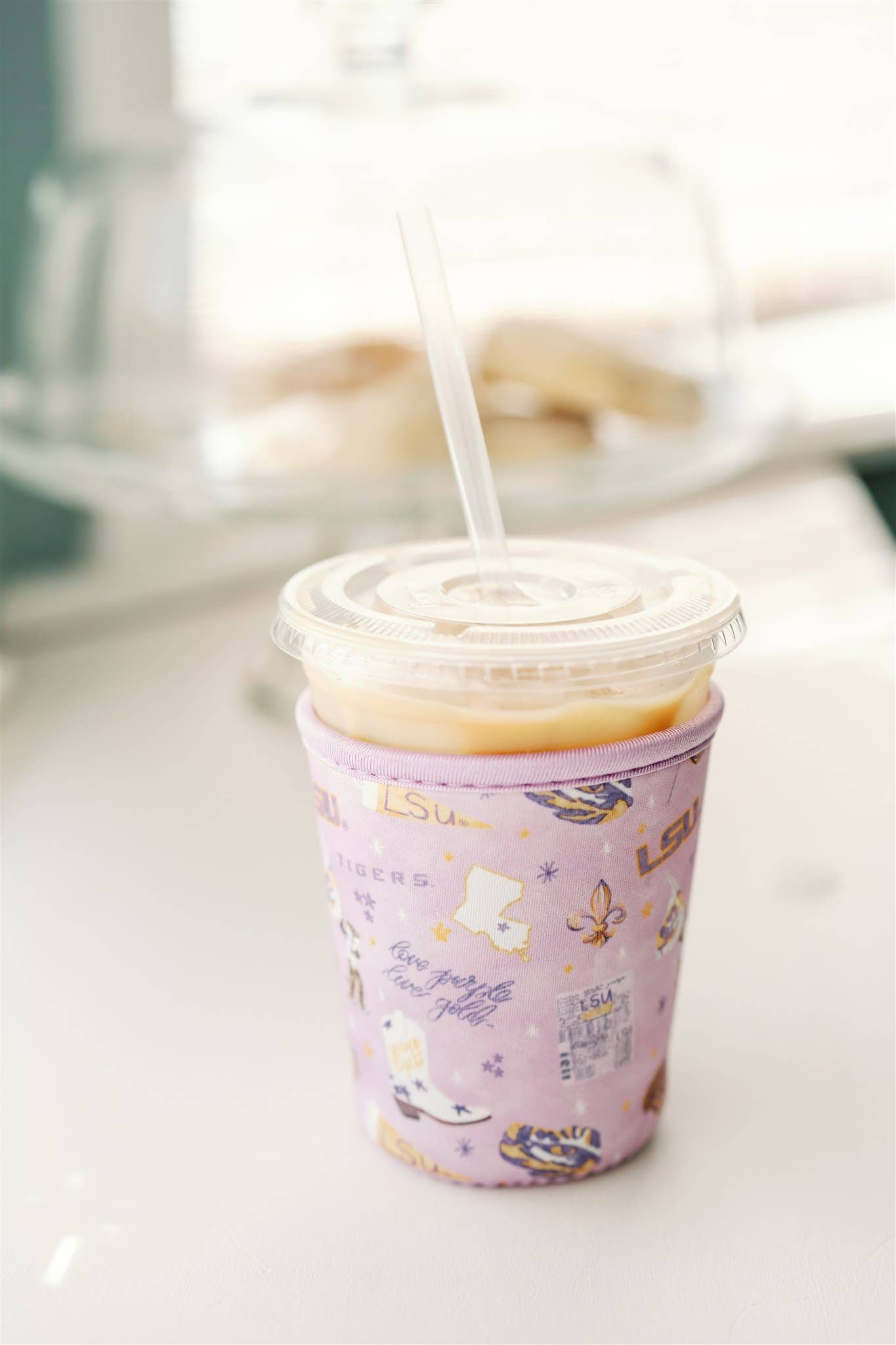 Gracefully Made Art - Vente Housses de boisson - Manchon à café LSU, Collégial2