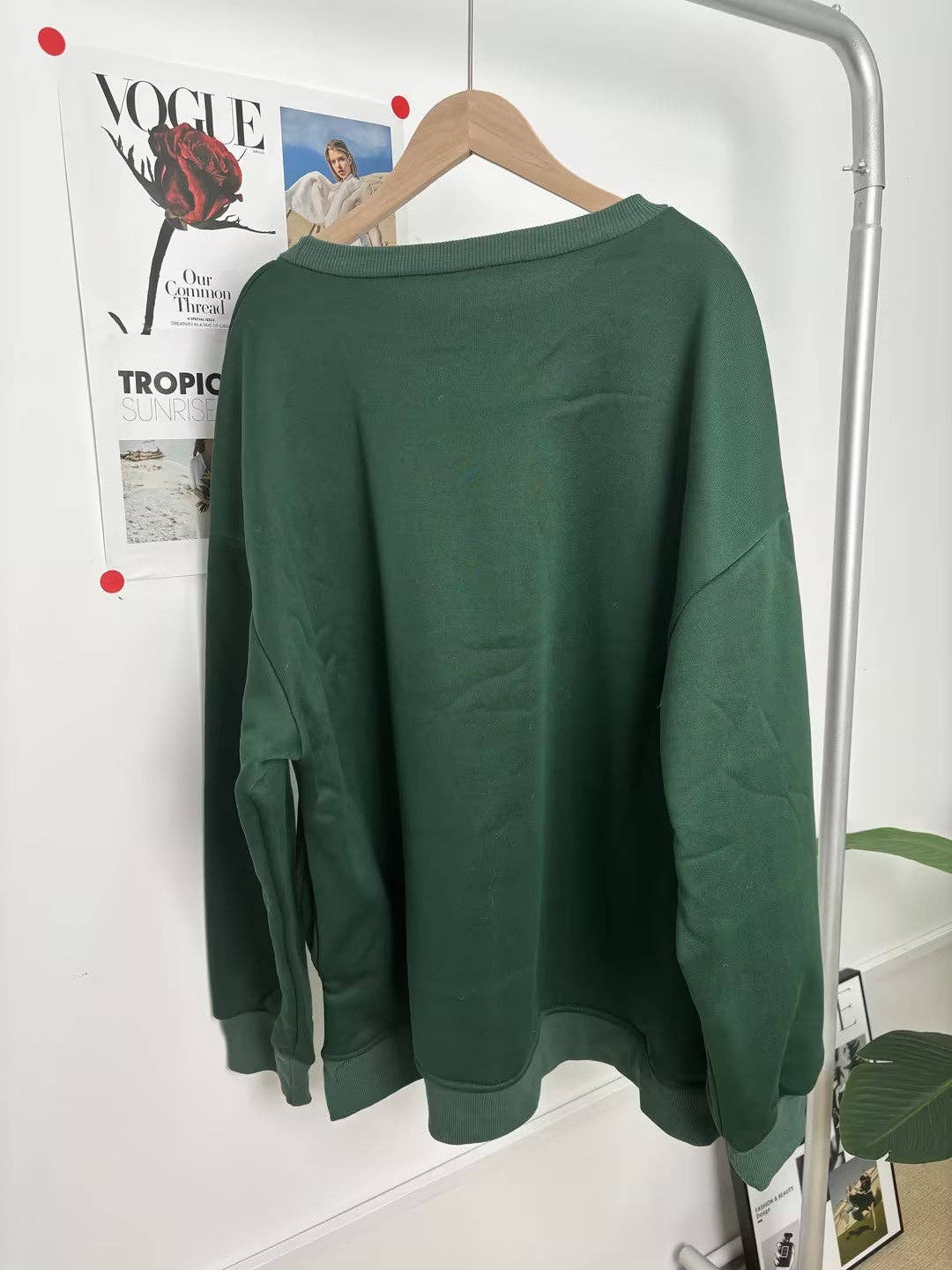 safistyle - Wholesale Sweatshirt - Women's - Oversized Long Sleeve Top with Pockets6