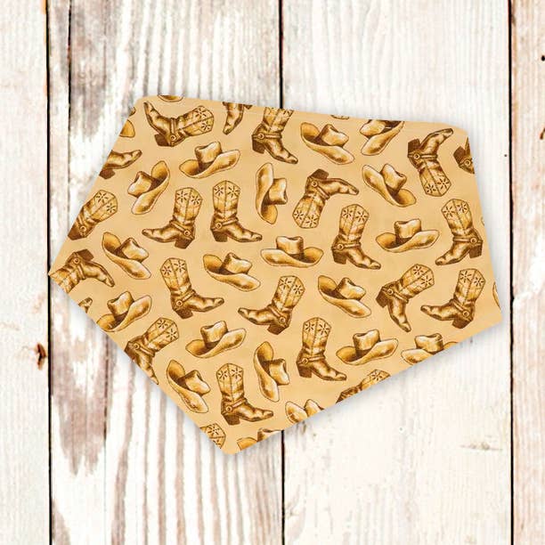 Bandana western pour chien Cowboy/Cowgirl (à clipser, ajustable) pour la vente par BibbyBubby