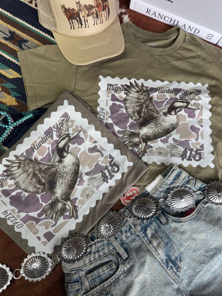 Duck Stamp Graphic Tee for wholesale by Wild Junkie