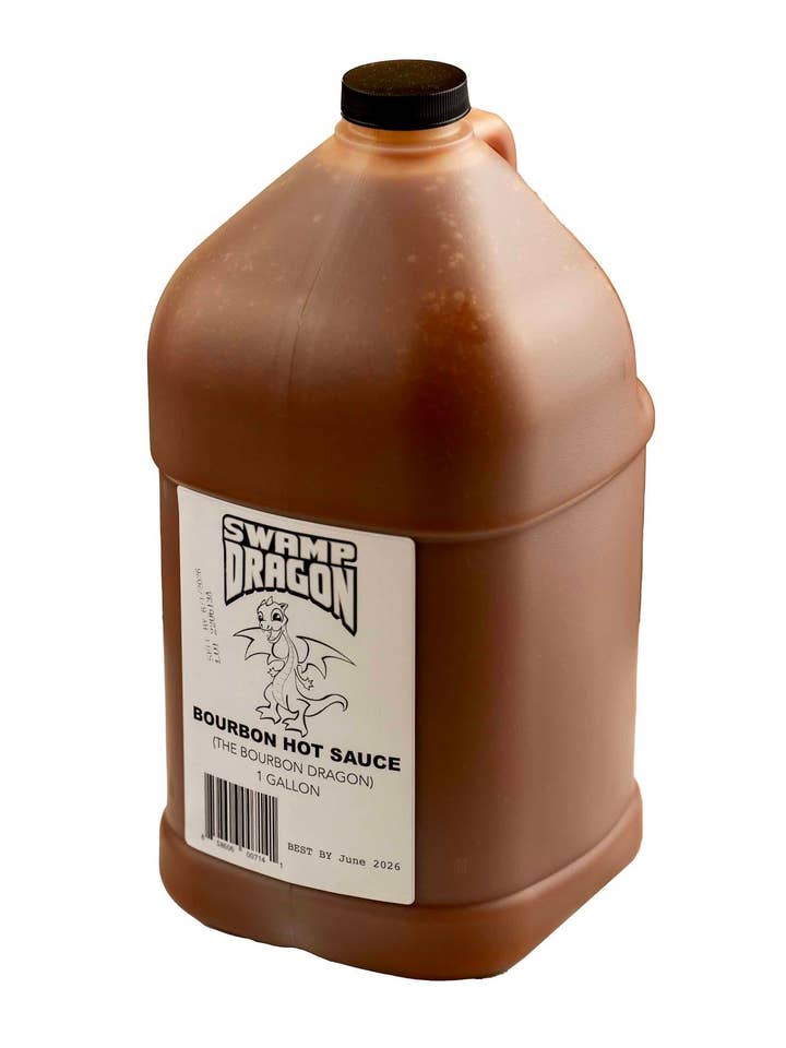 Gallon Bourbon Hot Sauce - Swamp Dragon for wholesale by Swamp Dragon