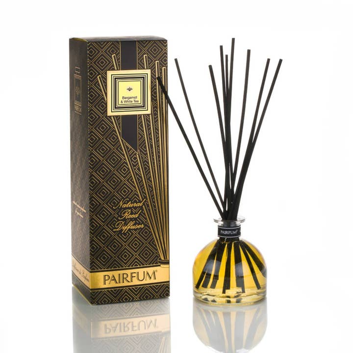 Large Reed Diffuser - Bell Shape - Bergamot & White Tea for wholesale by Pairfum London