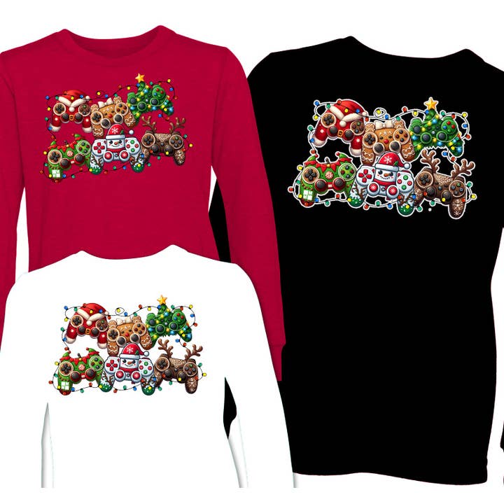 Controller Christmas Tees & Long Sleeves for wholesale by Micro Me