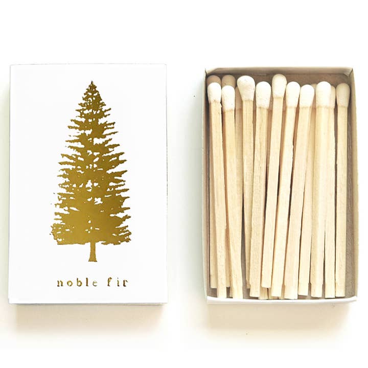 Studio Portmanteau - Wholesale Matches - Noble Fir Tree Matchbox | Magical Evergreen Woods Matches