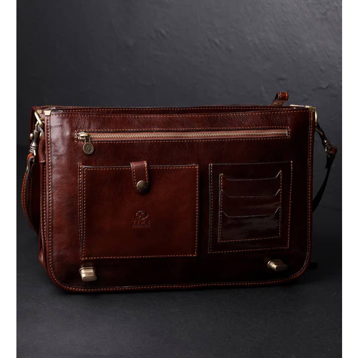 Time Resistance - Venta al por mayor Bolsa de portátil - Hombre - Maletín de Cuero para Portátil - Ilusiones8