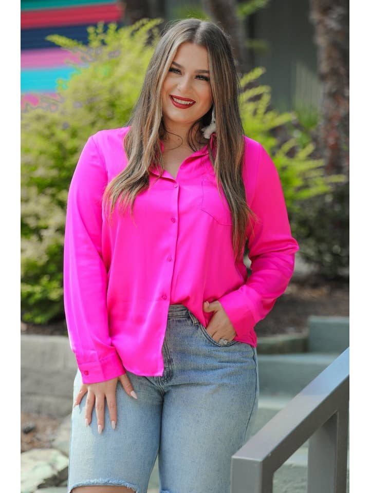 Jess Lea - Vendita all'ingrosso Camicia button down - Donna - Top Con Bottone Boss Babe2