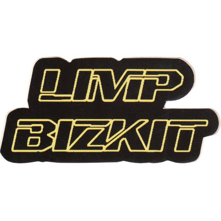 Square Deal Recordings & Supplies - Wholesale Sticker - Sticker - Limp Bizkit - Yellow On Black Logo