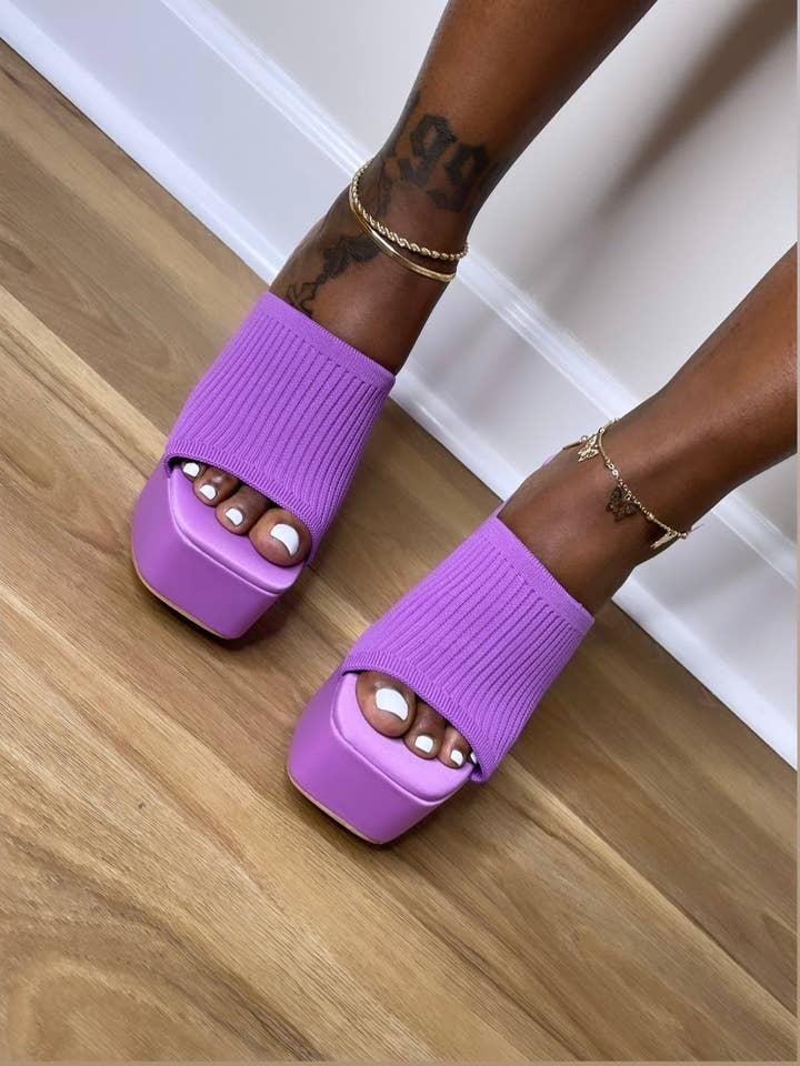 “GRAPE” Purple Heel for wholesale by Jay’s Shoes