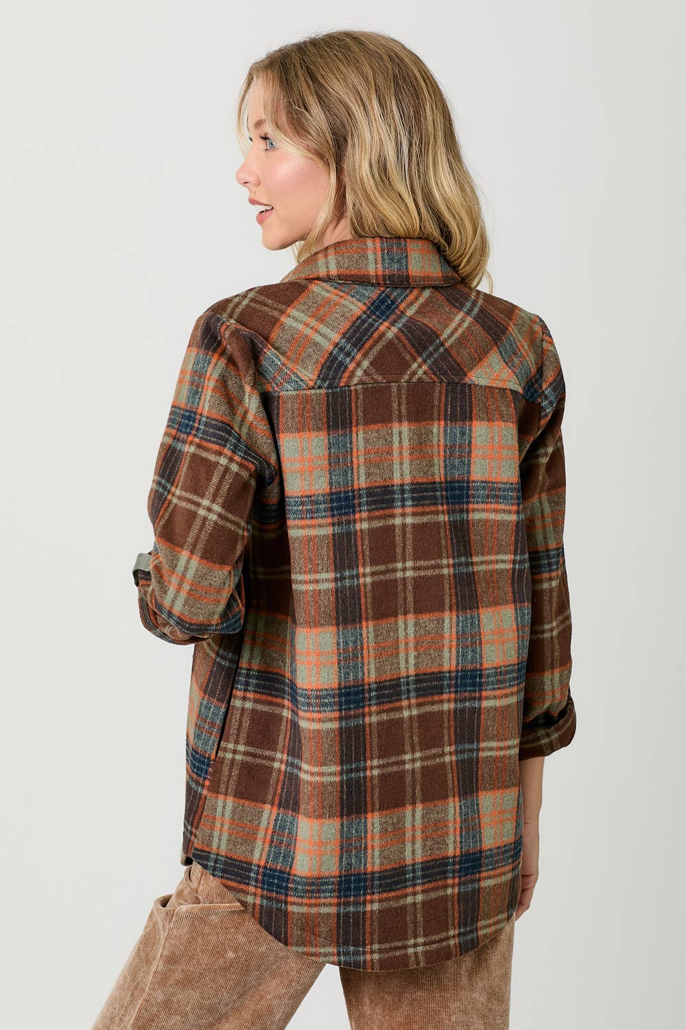 Mystree - Wholesale Shirt Jacket/Shacket - Women's - 60406 Plaid Shacket 14