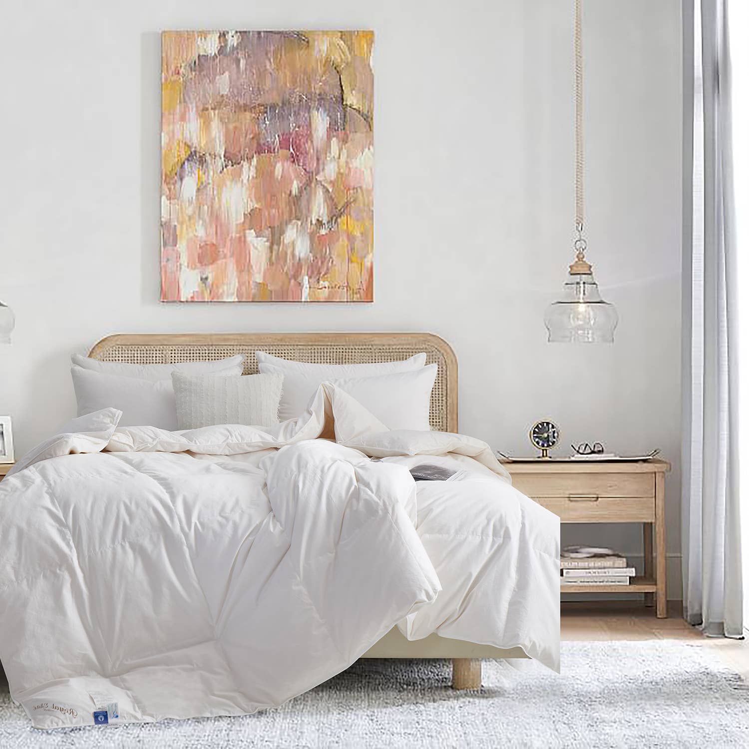 Royal Elite - Venta al por mayor Edredón de plumas - Edredón nórdico de plumas blancas1