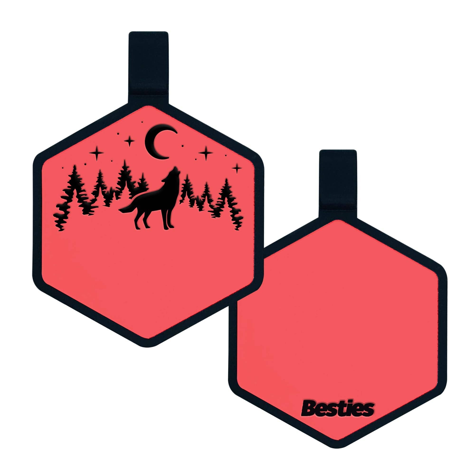 Besties Pets - Wholesale Pet Identification Tag - Cat/Dog - Stay Wild Silicone ID Tag13