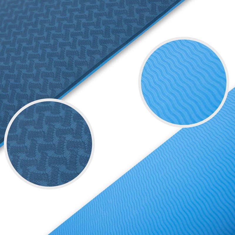 Ray Star - Wholesale Yoga Mat - 6mm Anti-Tear Double Layer TPE Non-slip Yoga Mat 24''X72''4