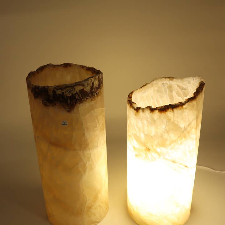 Mi Esperanza Minerals - Wholesale Accent/Desk Lamp - Onyx Lamps Set of 2